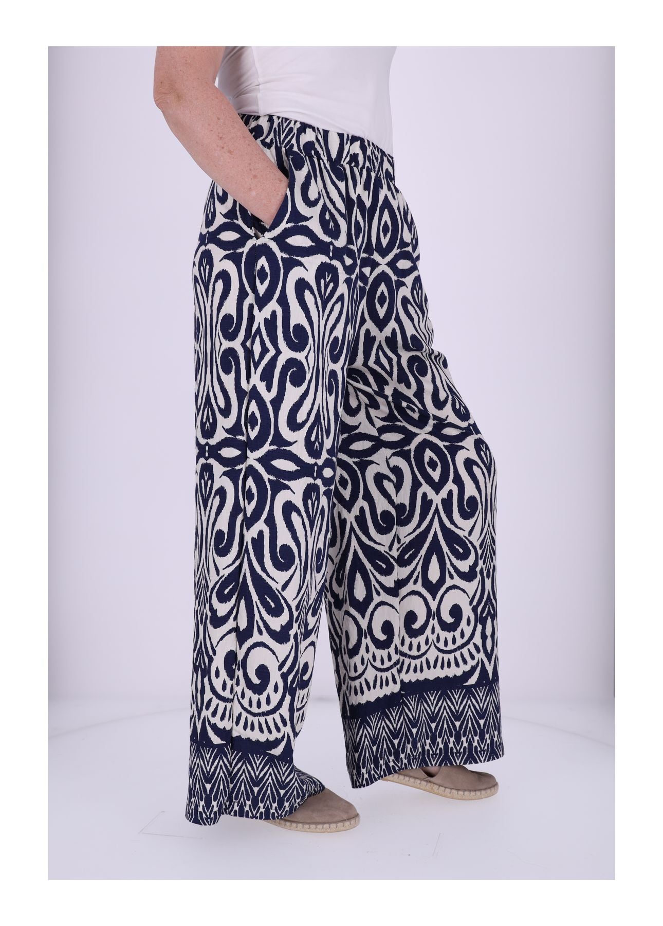 Schlupfhose Damen Print Grafisch