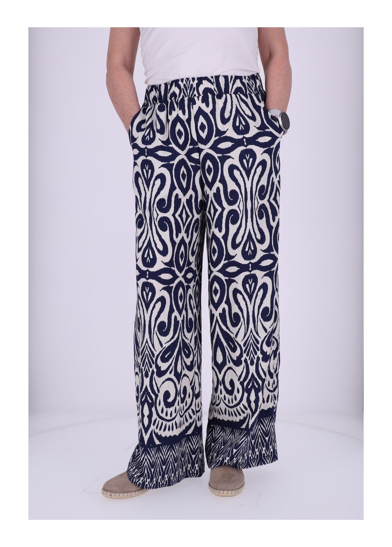 Schlupfhose Damen Print Grafisch