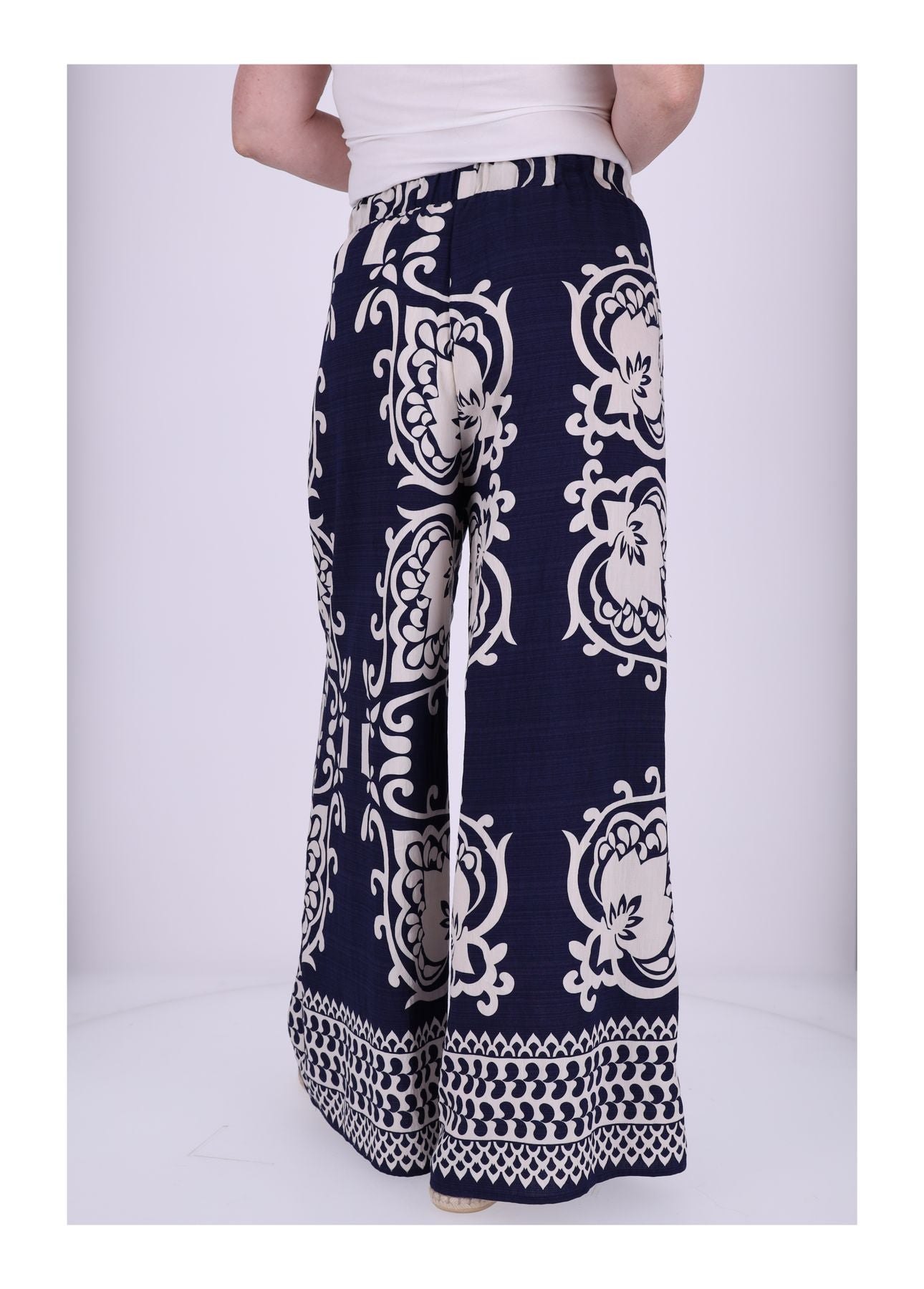 Schlupfhose Damen Print Floral