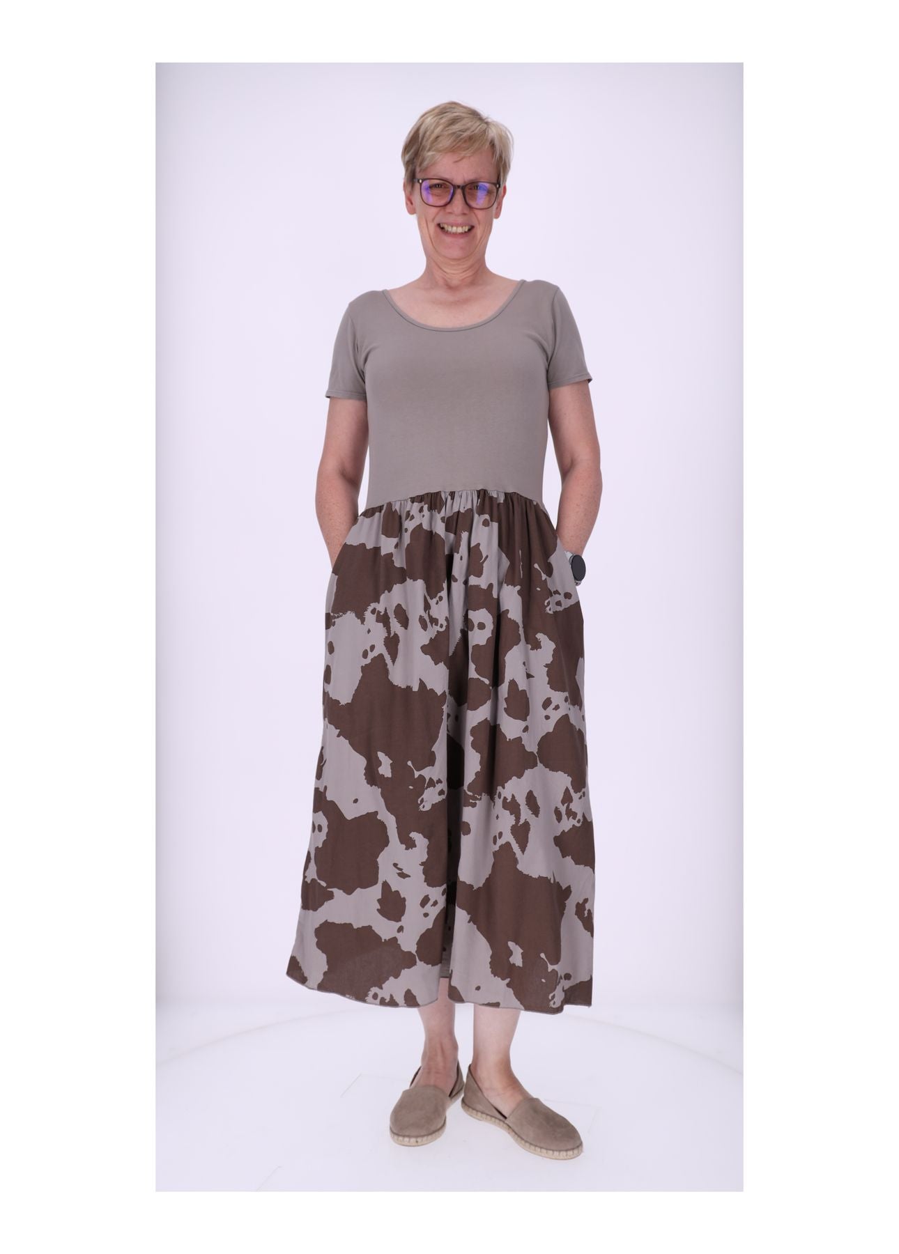 T-Shirt Kleid KUH Print