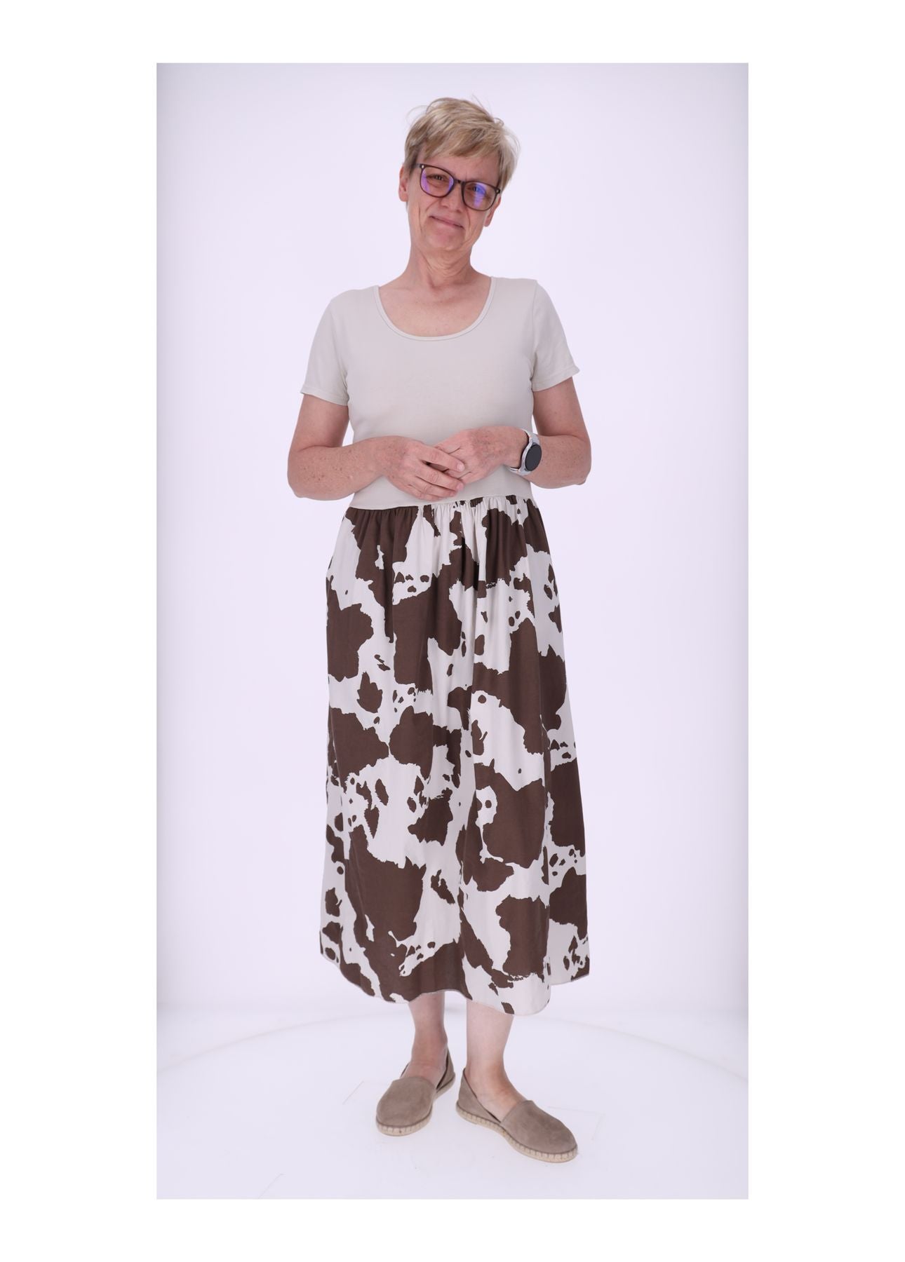 T-Shirt Kleid KUH Print