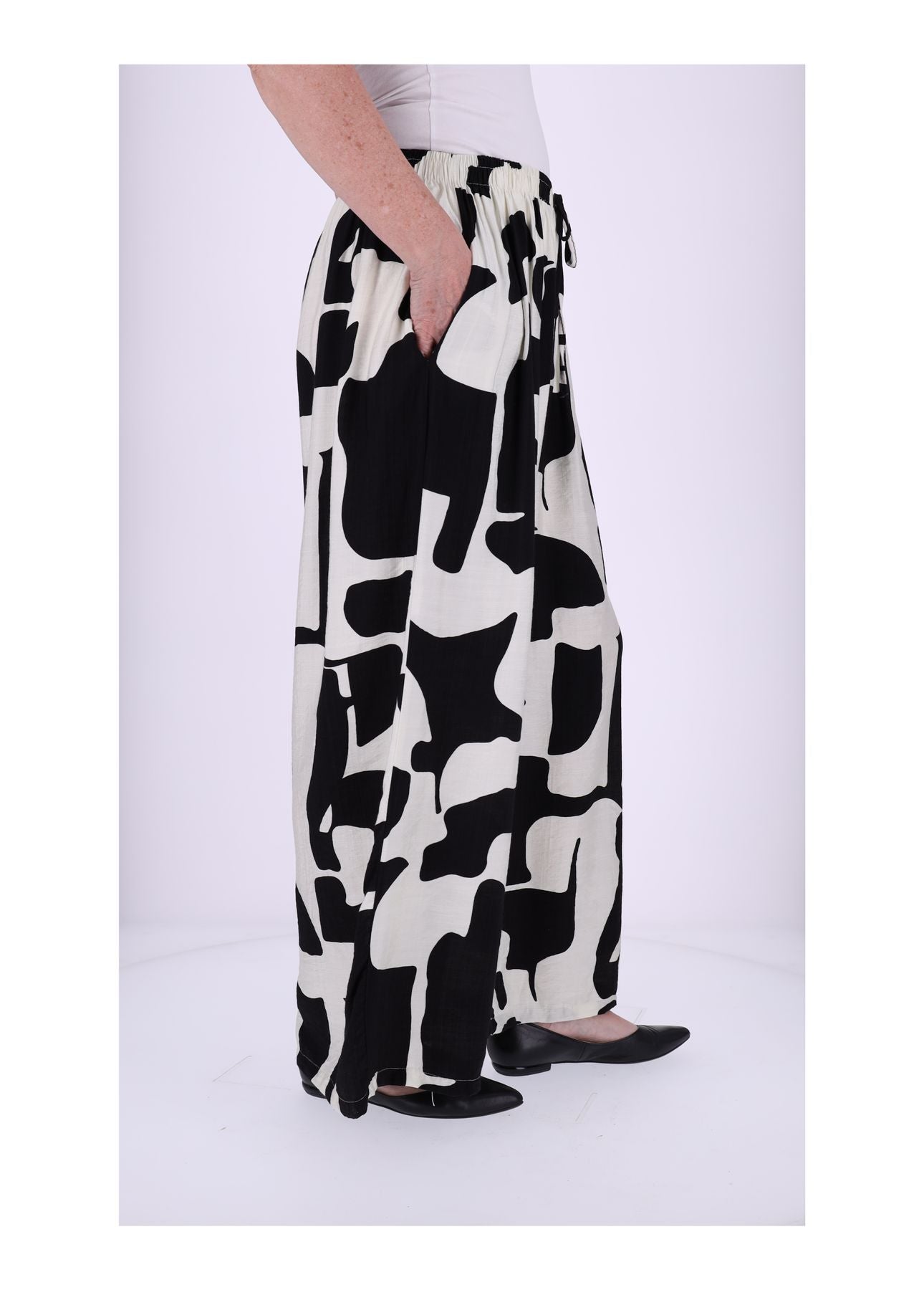 Schlupfhose Damen Print grafisch