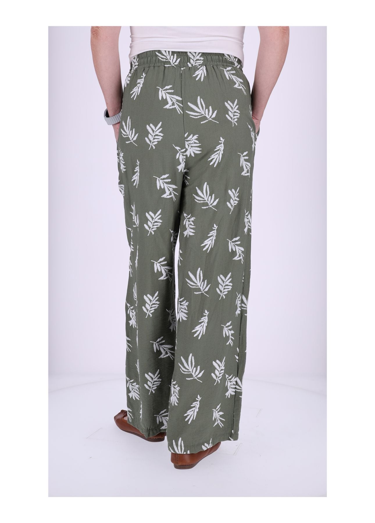 Schlupfhose Damen Geflockt Wedel