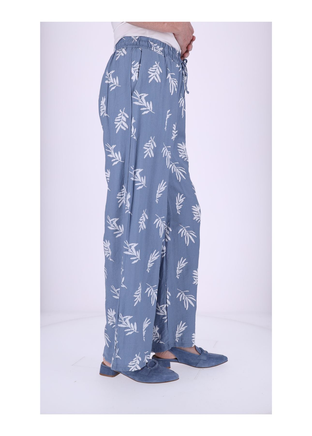 Schlupfhose Damen Geflockt Wedel
