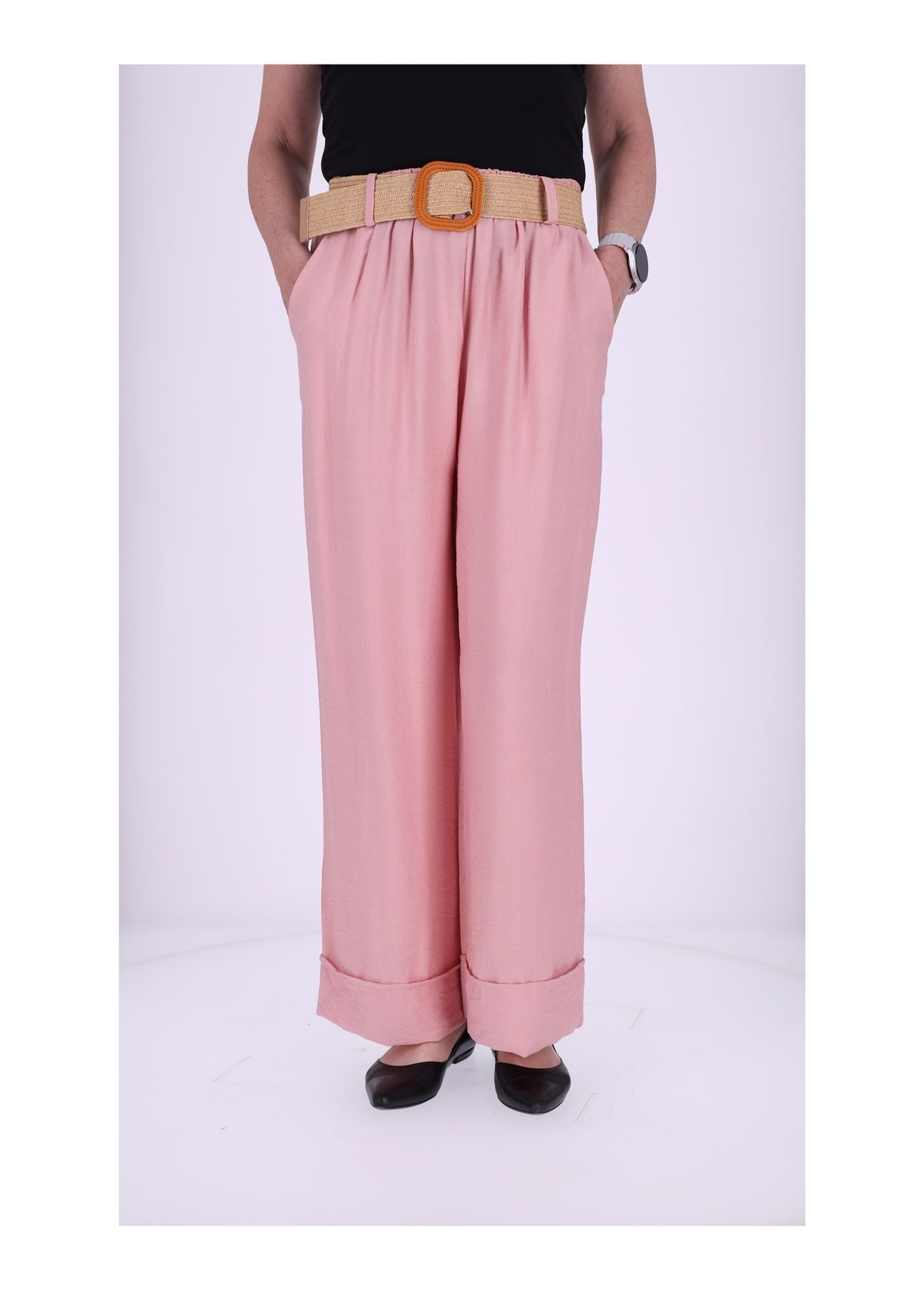 Hose Damen mit Stretchgürtel
