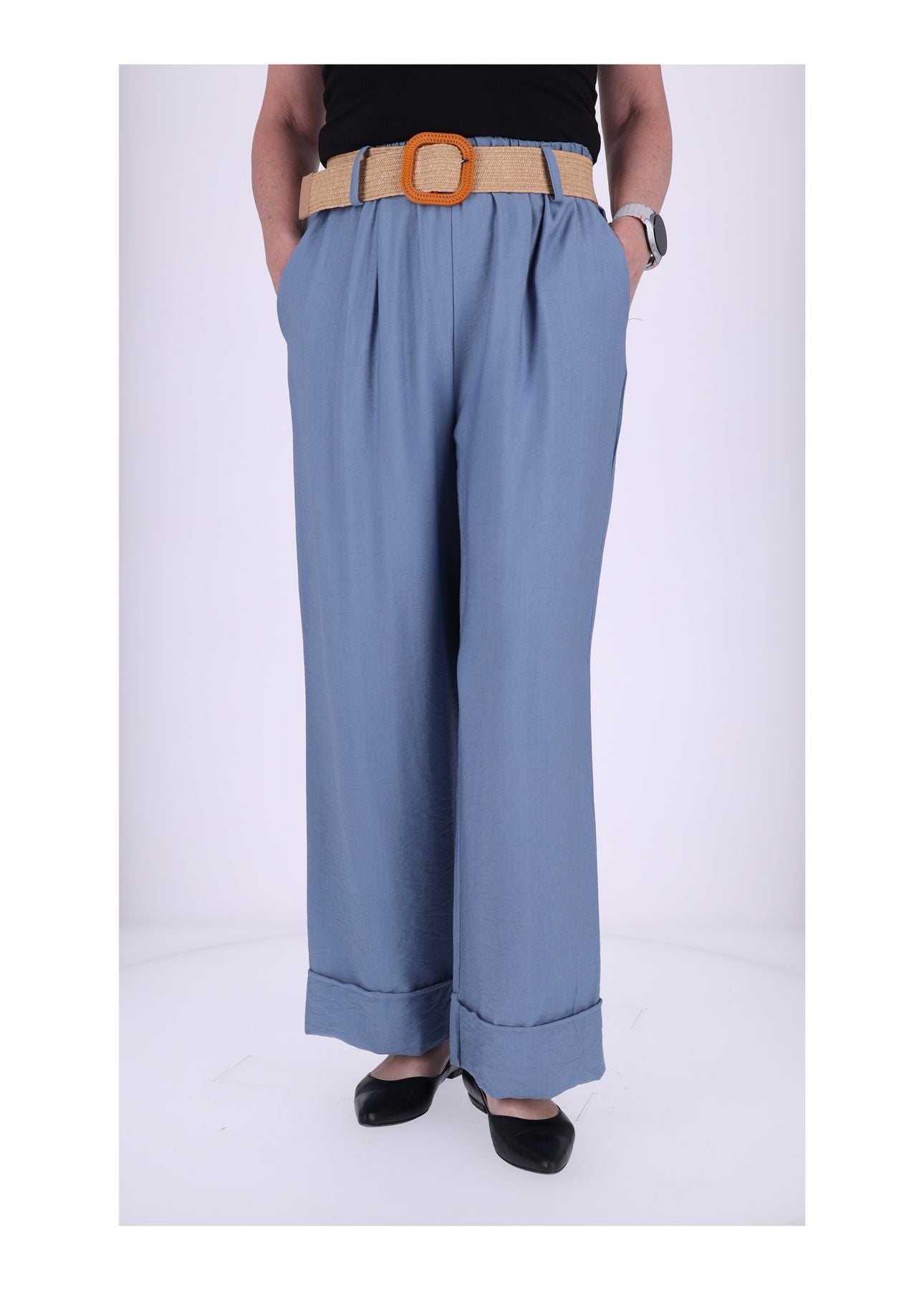 Hose Damen mit Stretchgürtel