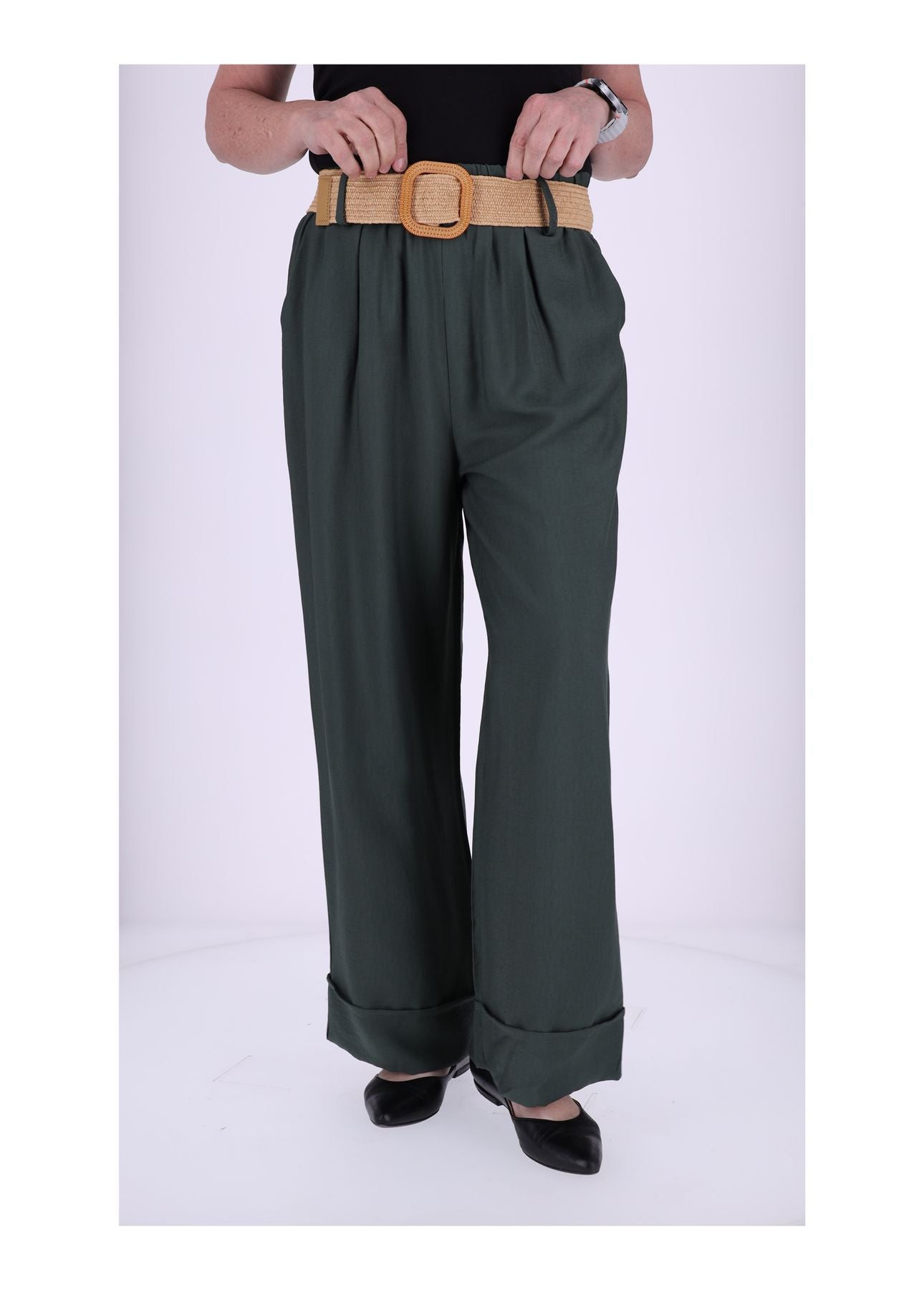 Hose Damen mit Stretchgürtel