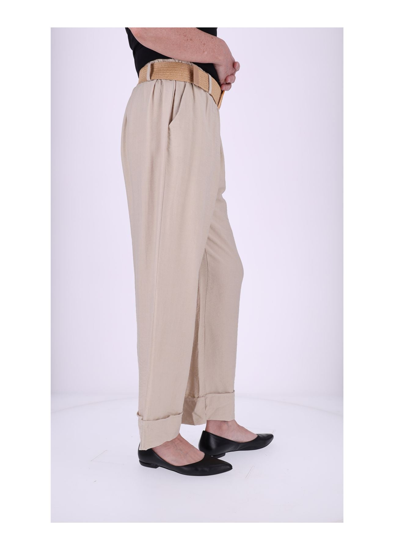 Hose Damen mit Stretchgürtel