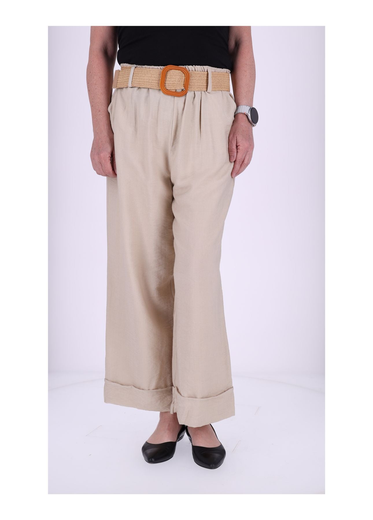 Hose Damen mit Stretchgürtel