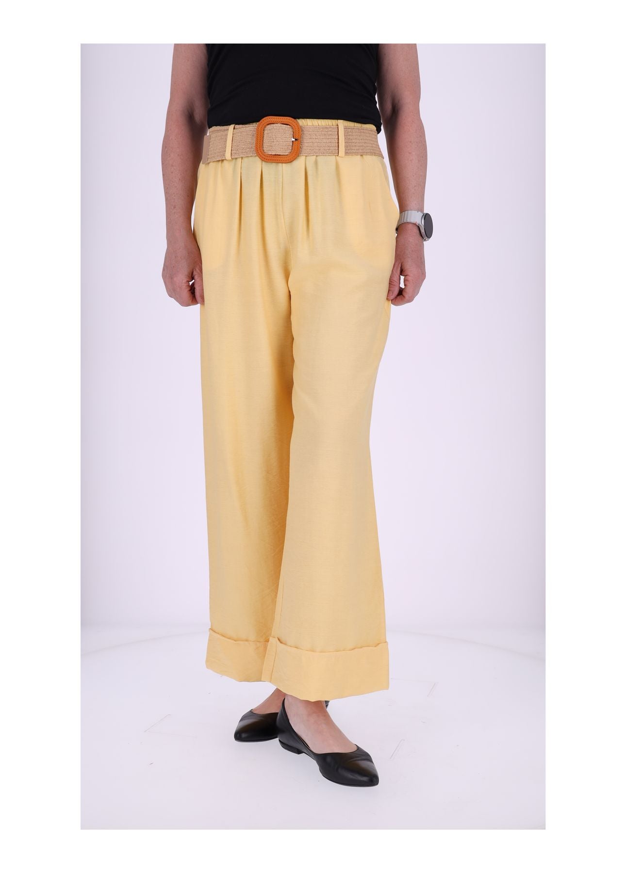 Hose Damen mit Stretchgürtel
