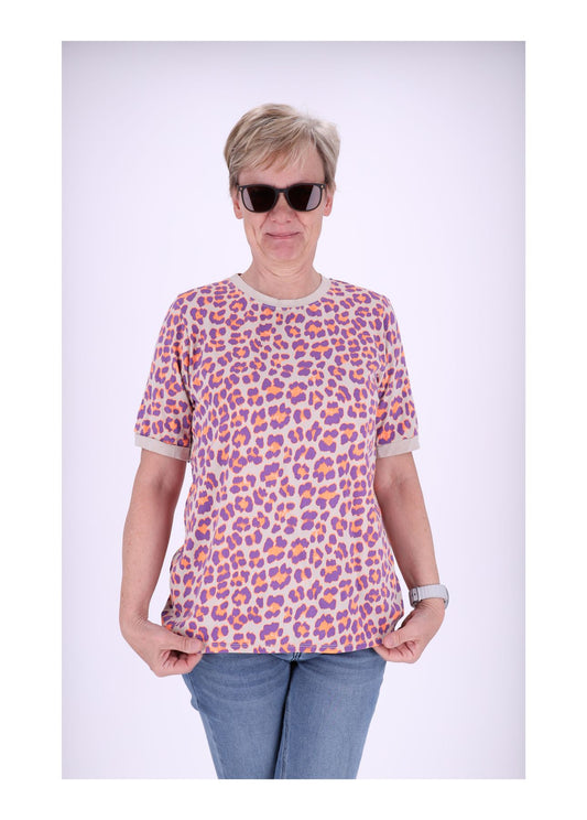 T-Shirt Damen Leo Neon