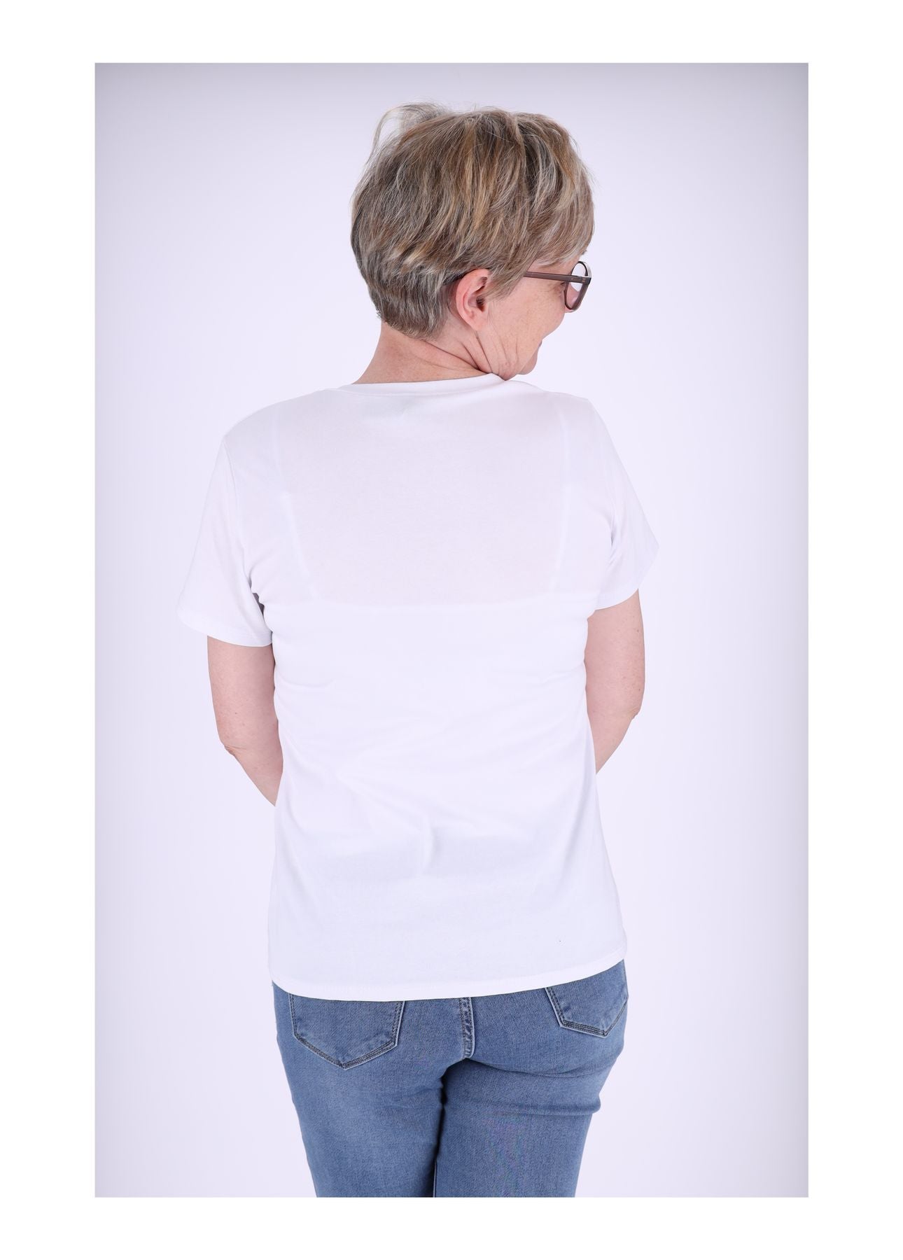 T-Shirt Damen Mund