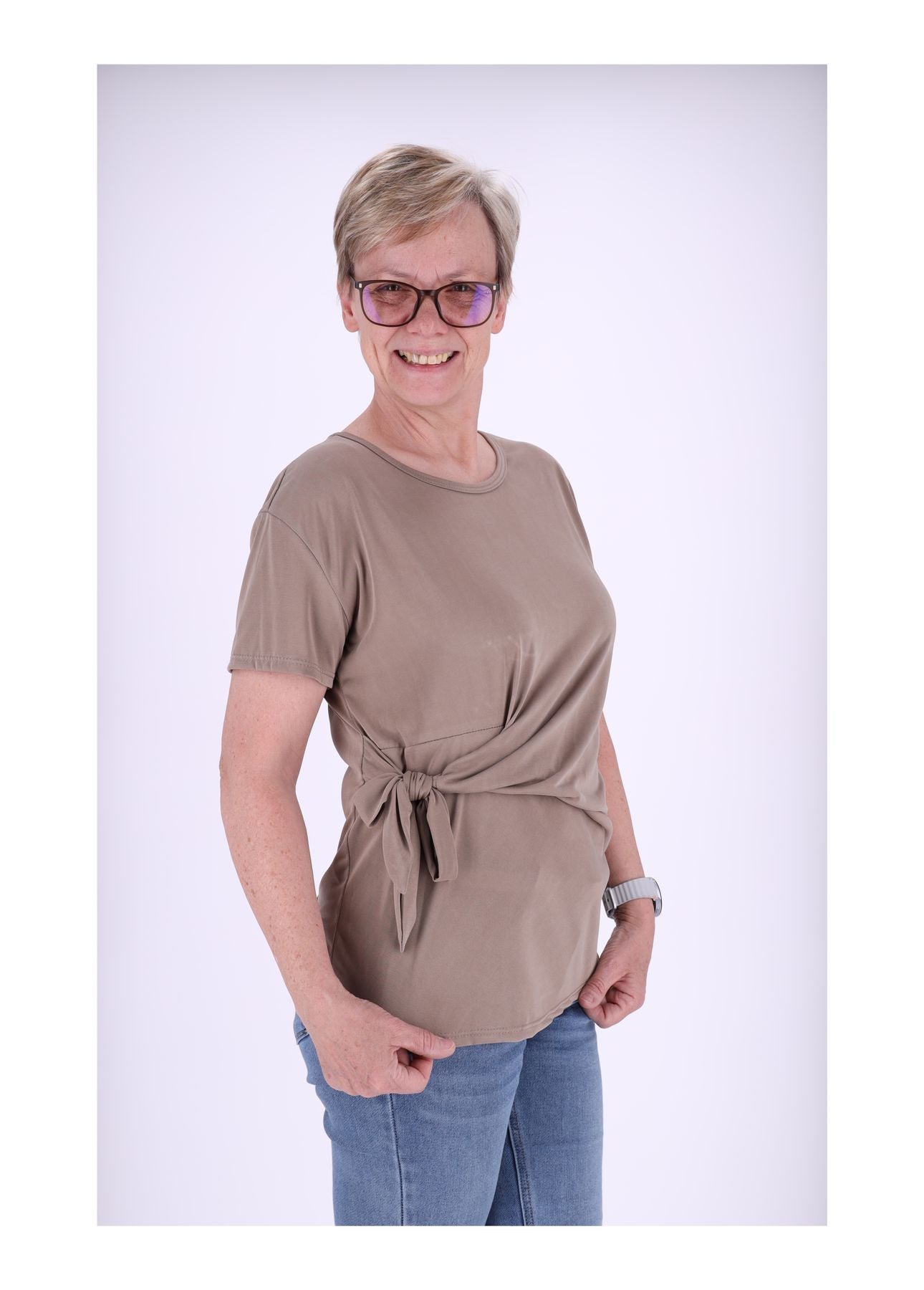 T-Shirt Damen zum binden