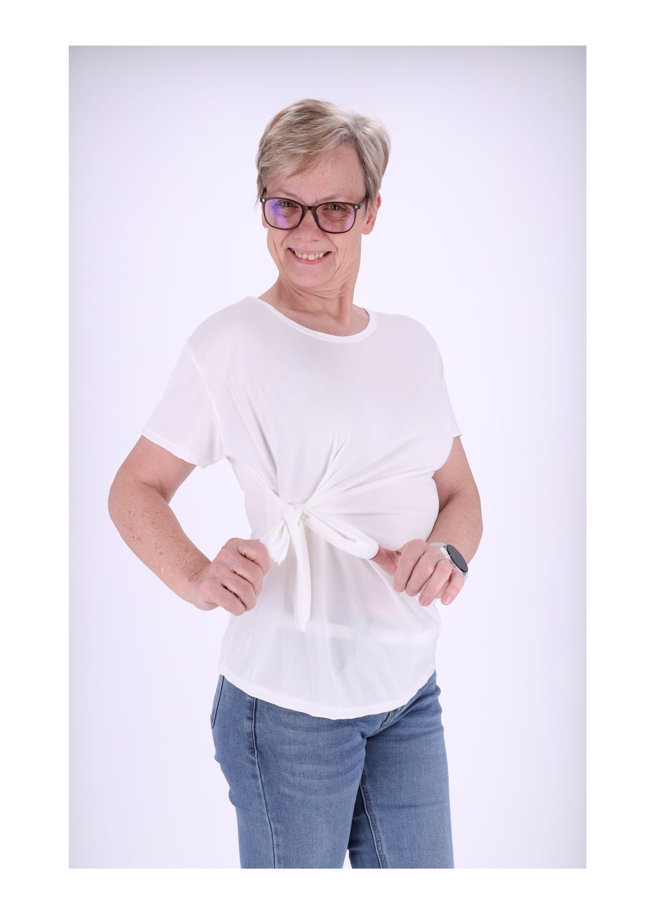 T-Shirt Damen zum binden