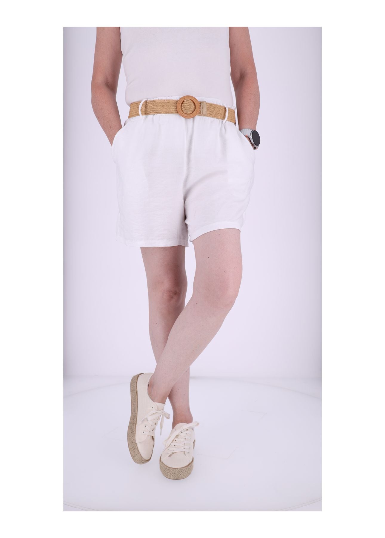 Short Damen Gürtel Viskose