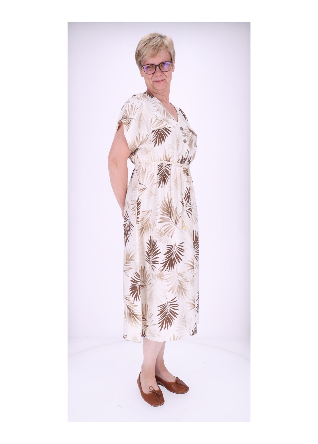 Kleid Palmwedel
