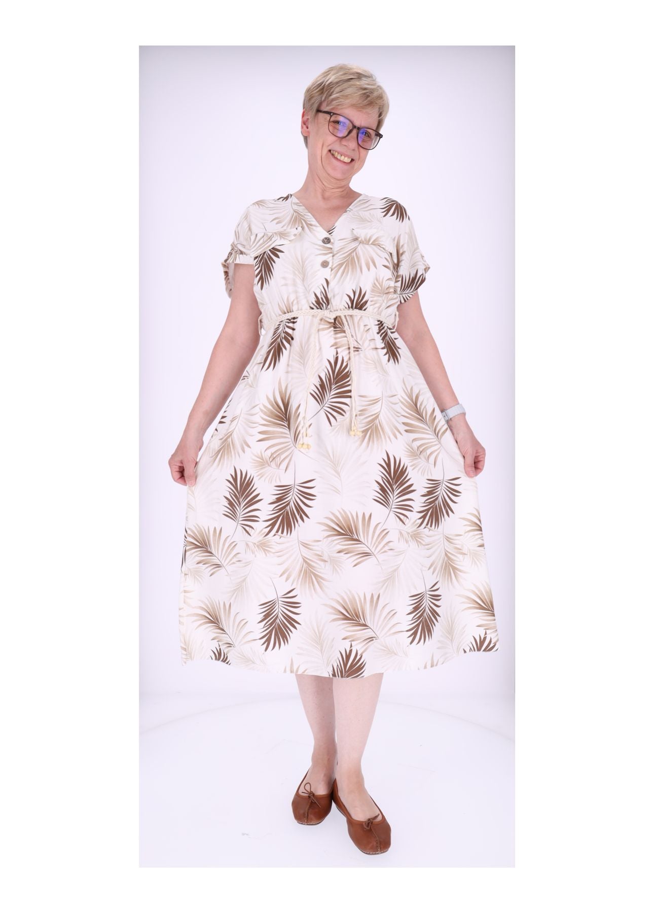 Kleid Palmwedel