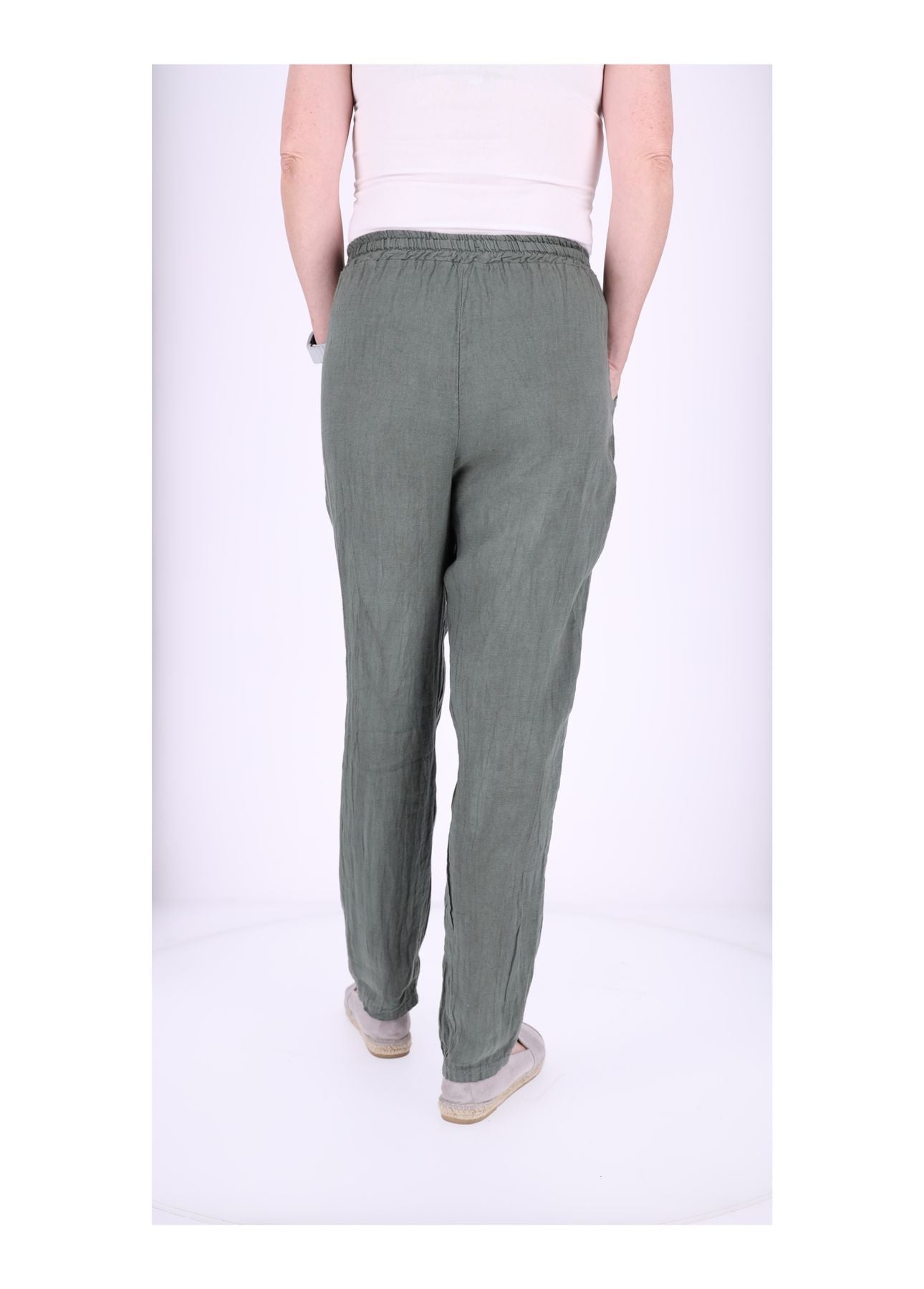 Leinenhose Damen Schlupfhose