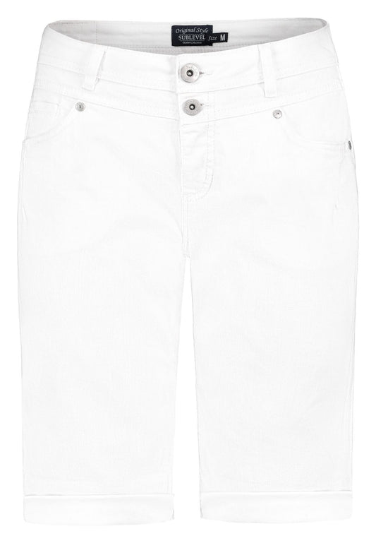 Damen DOB Bermuda,Passe vorn,Knopffly,