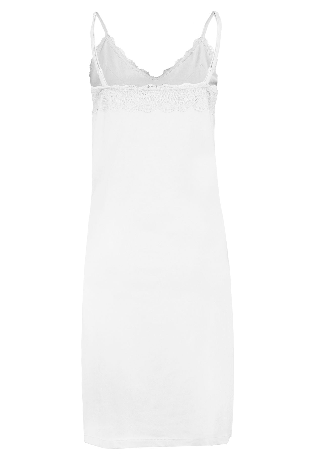 Damen DOB Kleid,Spitzenblende am