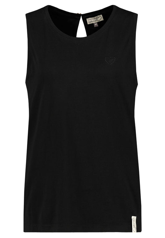 Damen DOB Top, Rundhals und Armloch mit B