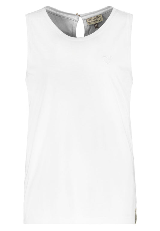 Damen DOB Top, Rundhals und Armloch mit B