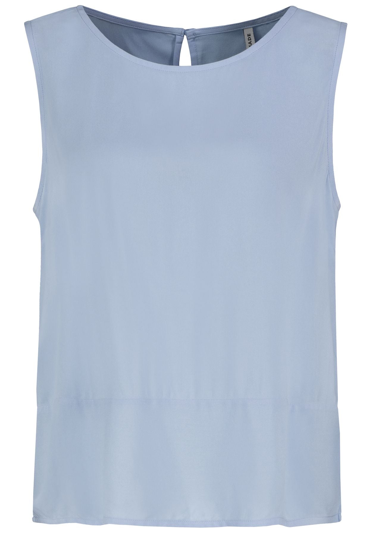 Damen DOB Bluse, ohne Ärmel, Rundhals mit