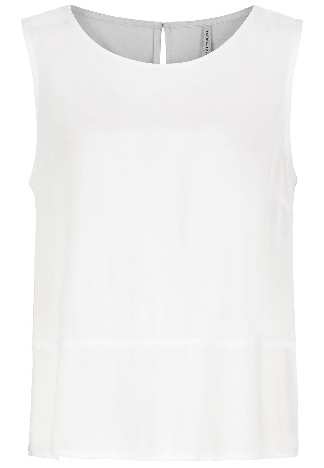 Damen DOB Bluse, ohne Ärmel, Rundhals mit