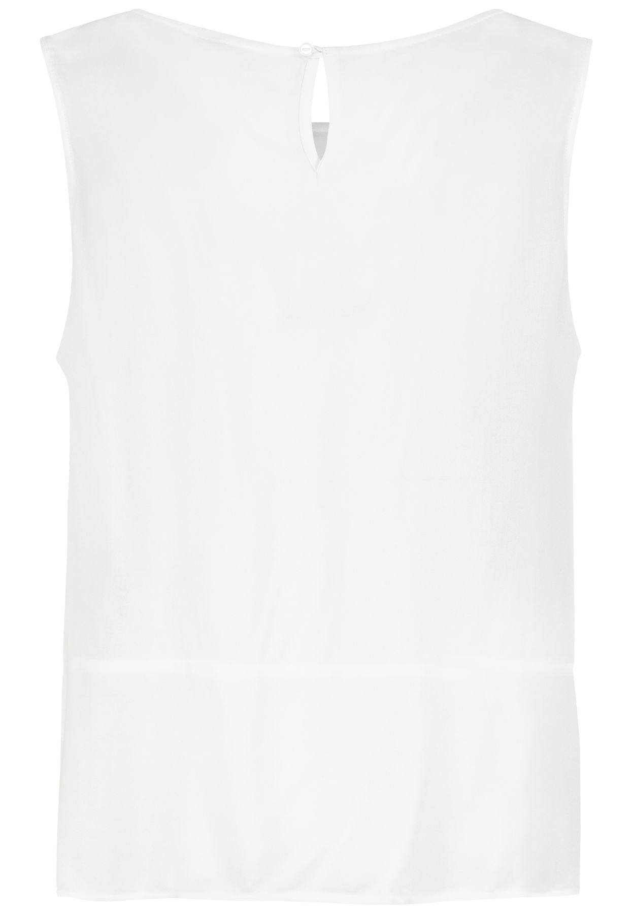 Damen DOB Bluse, ohne Ärmel, Rundhals mit