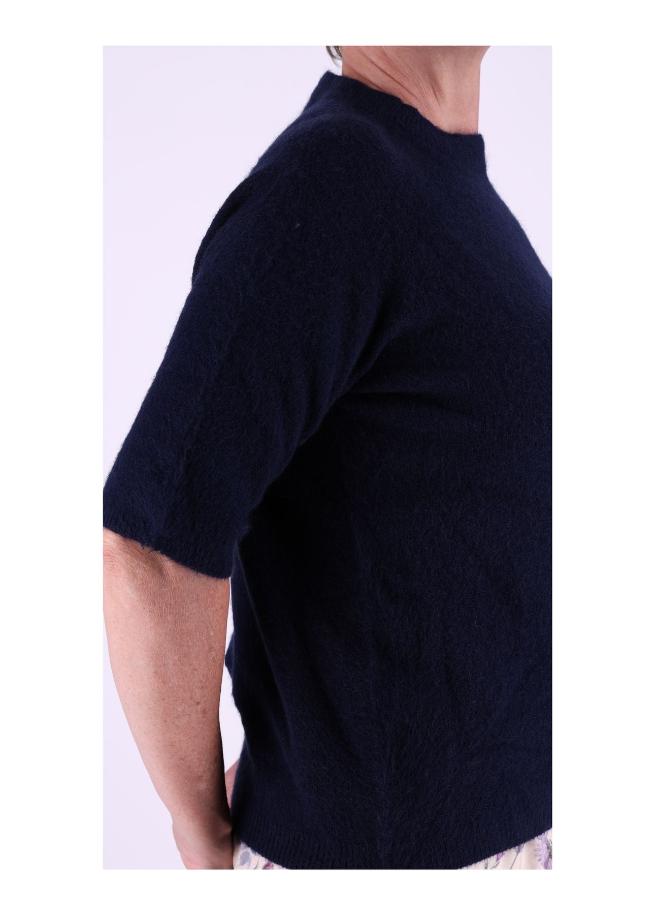 Strickpullover Damen kurzarm ohne Naht