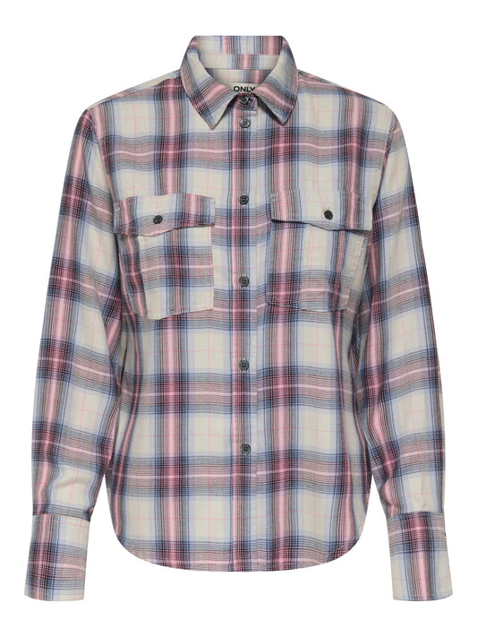 Damen ONLABBIE LS CHECK SHIRT WVN