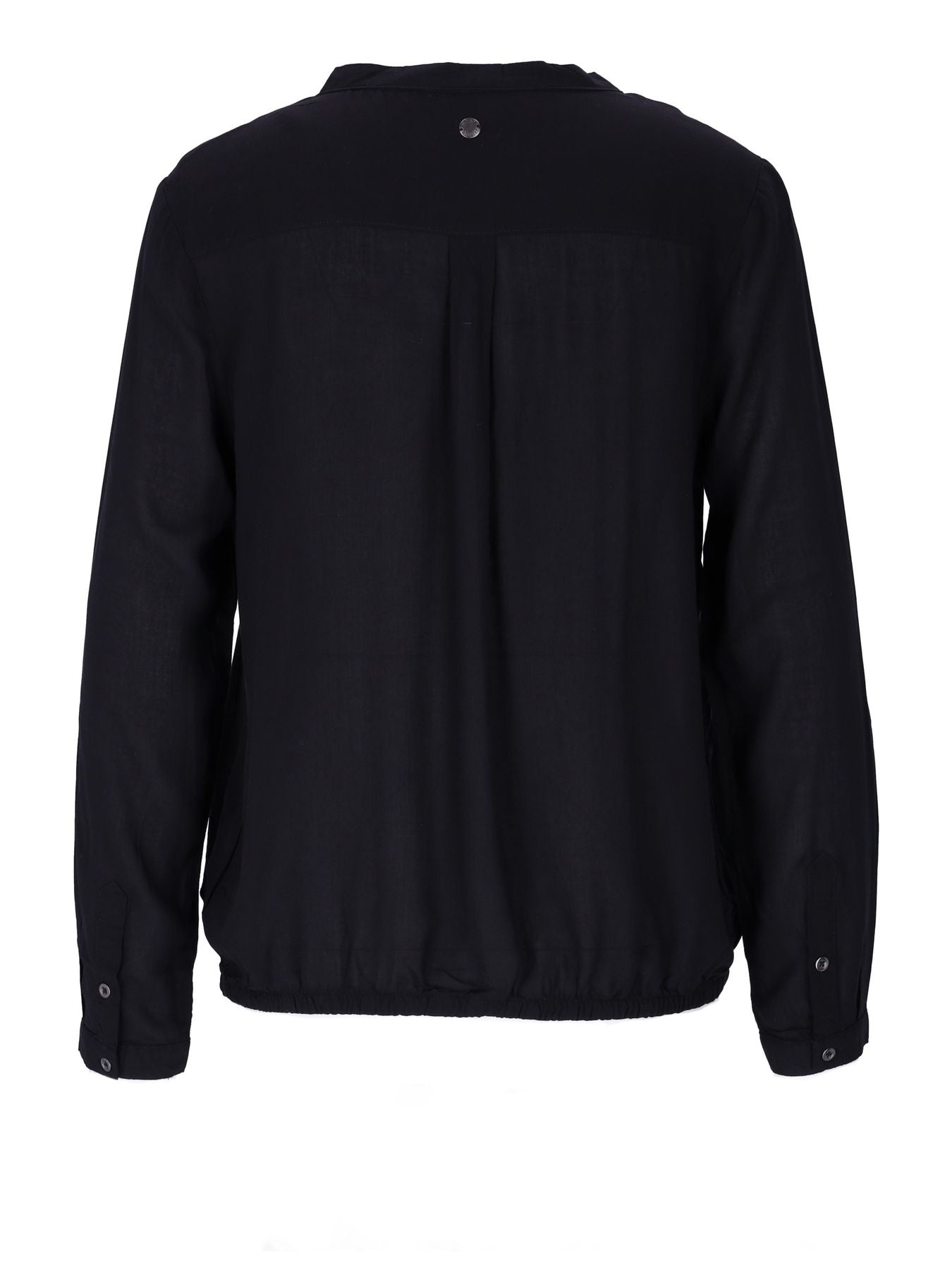 Bluse Damen Gummizug Uni