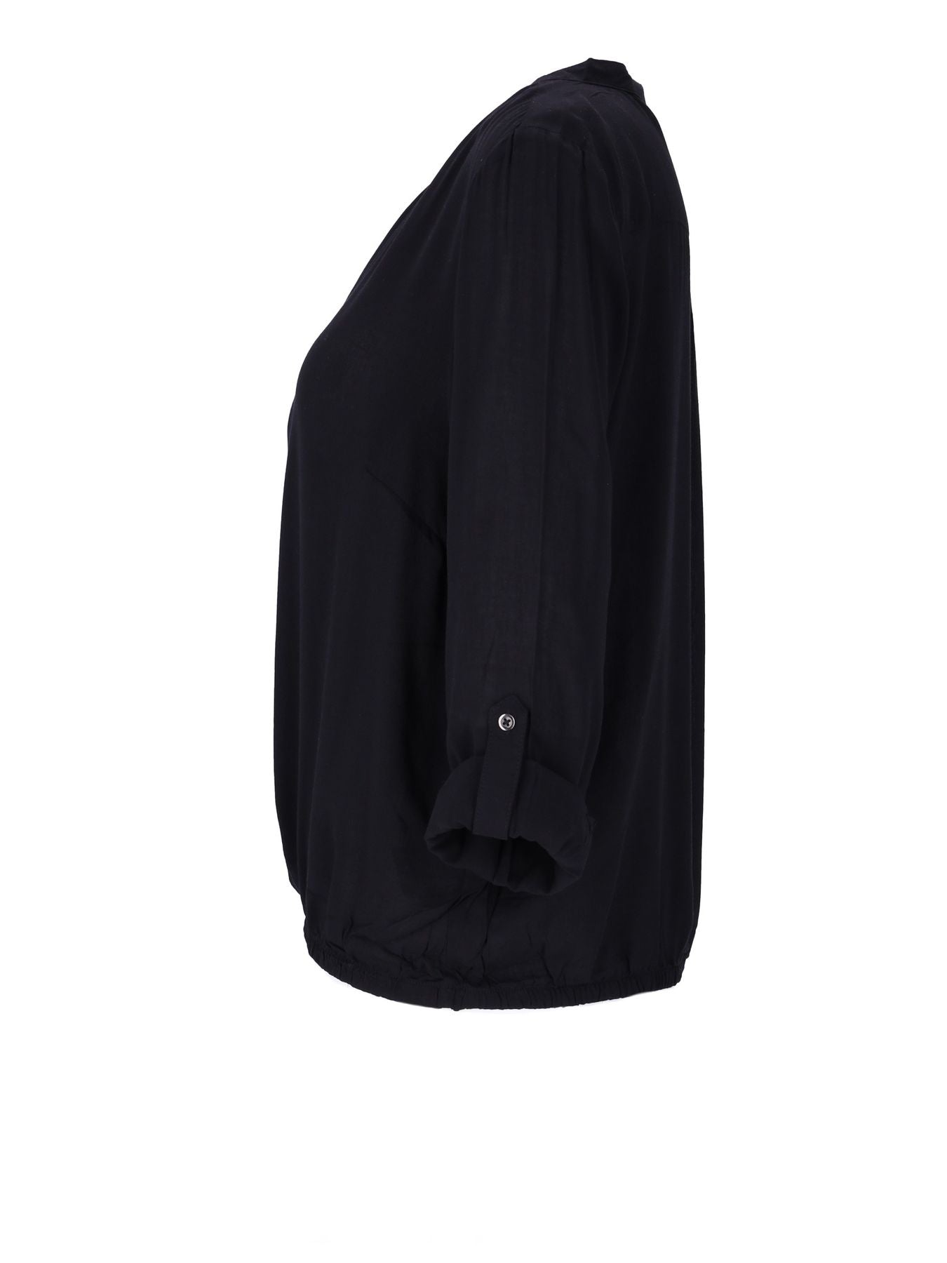 Bluse Damen Gummizug AOP Punkte