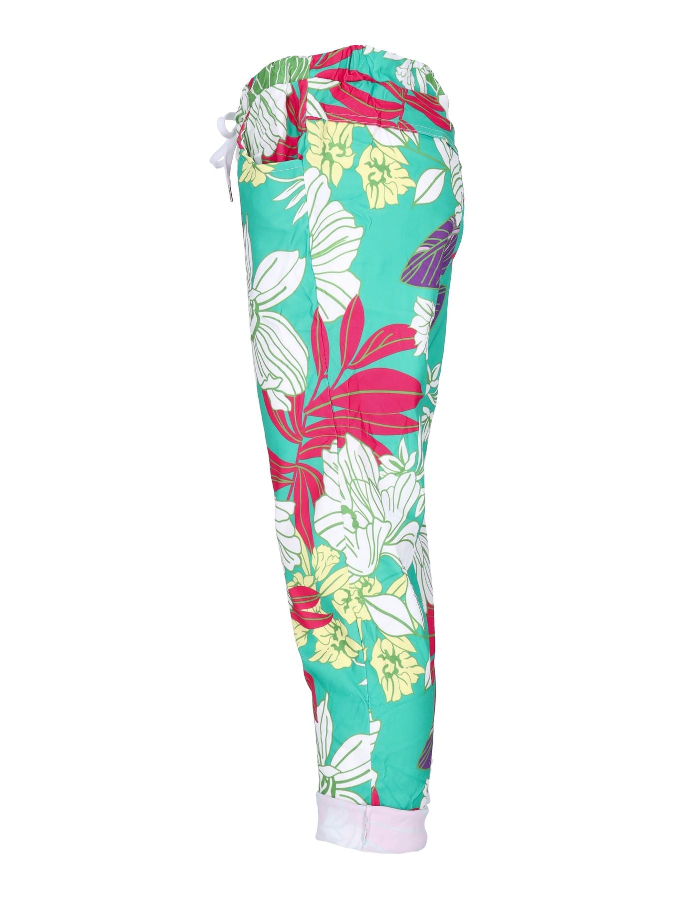 Da. Hose Joggingstyle Flower