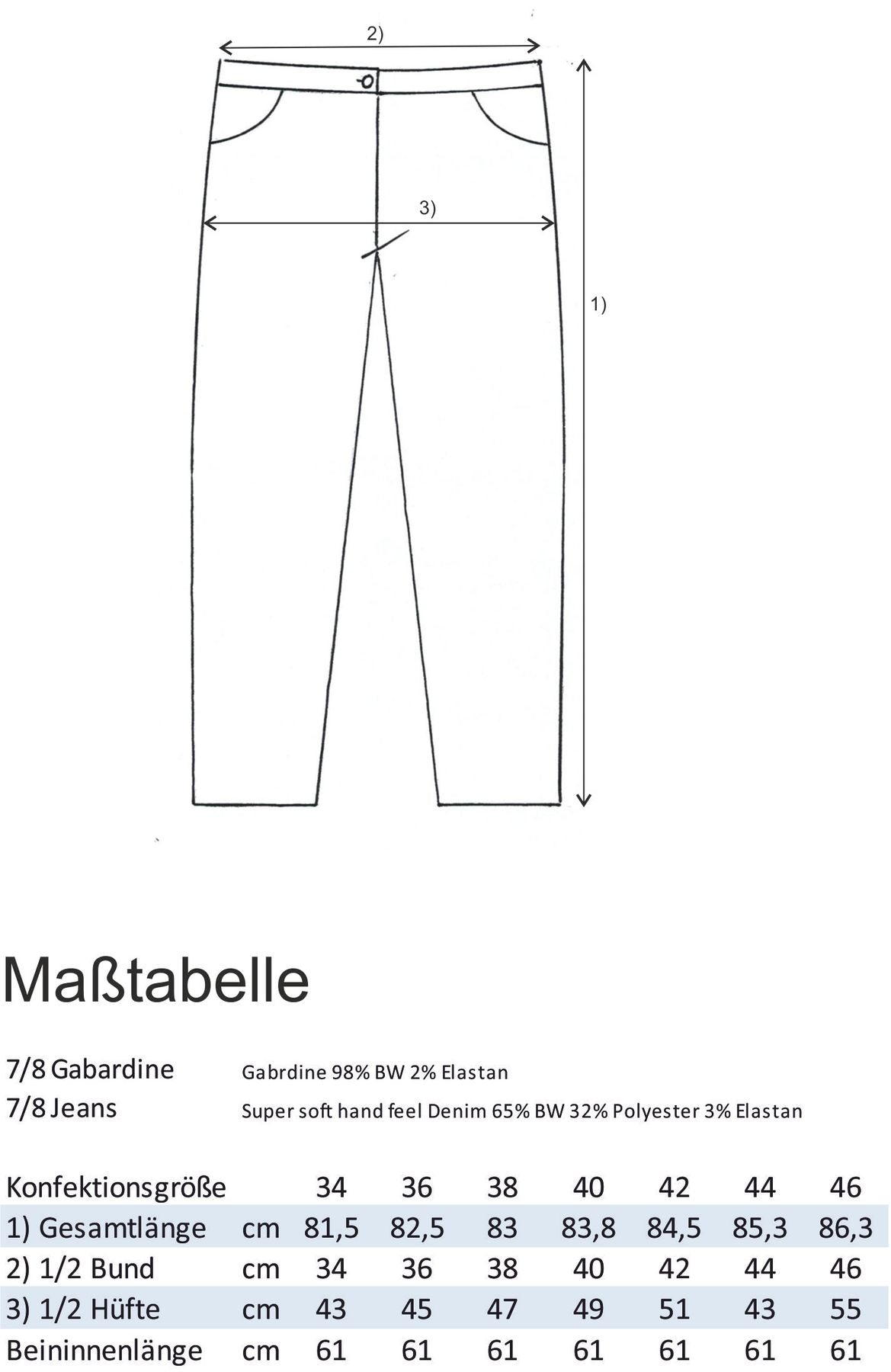 7/8 Jeans