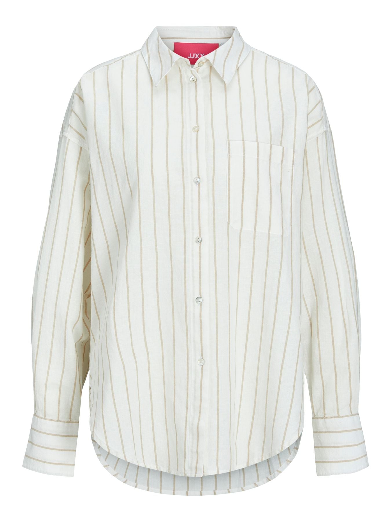 Damen JXJAMIE LS RLX LINEN BLEND SHIRT WVN SN