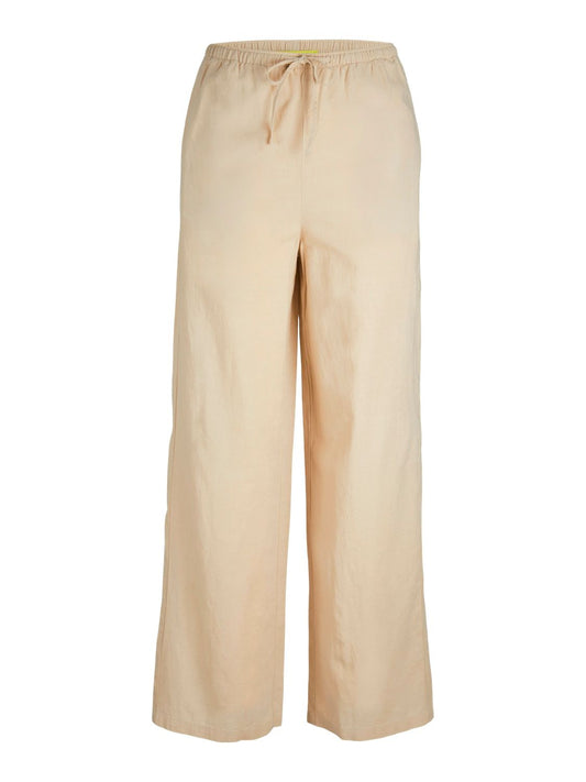 Damen JXFLORA LINEN BLEND MW PANT WVN SN