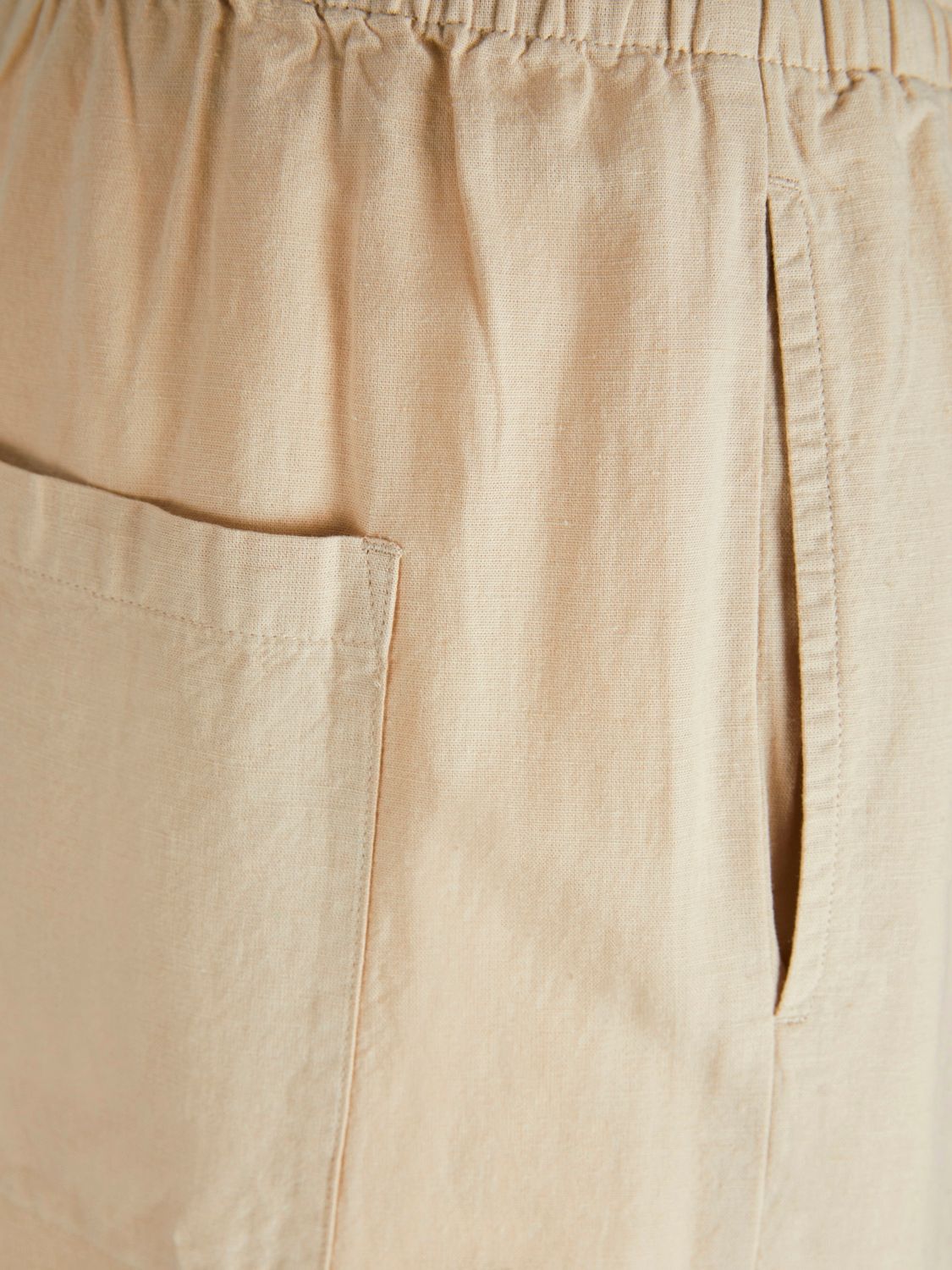 Damen JXFLORA LINEN BLEND MW PANT WVN SN