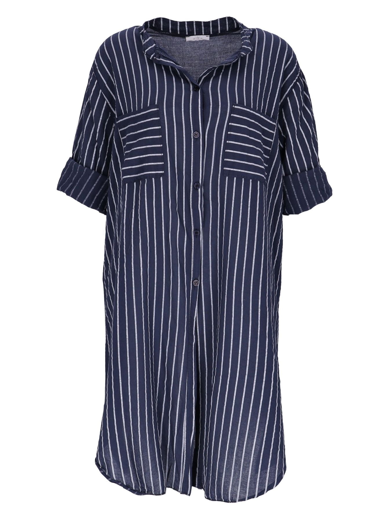 Longbluse Streifen