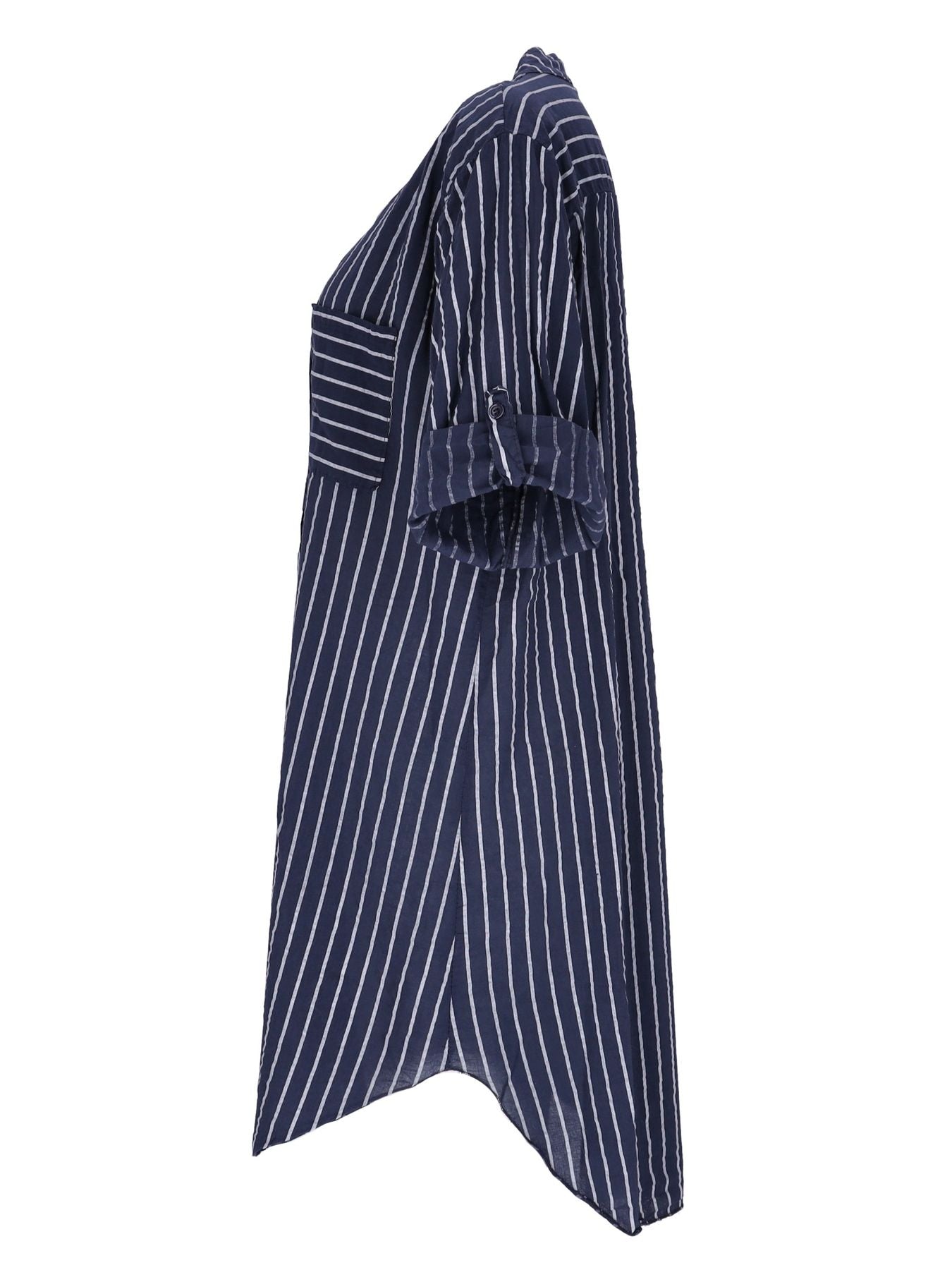 Longbluse Streifen