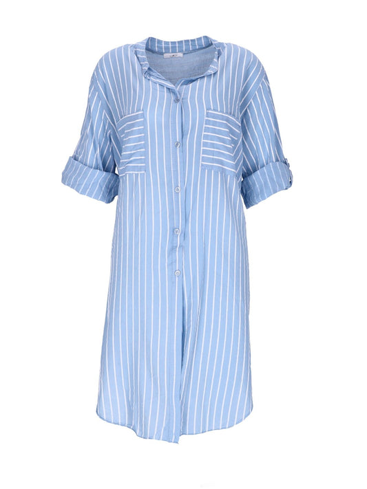 Longbluse Streifen