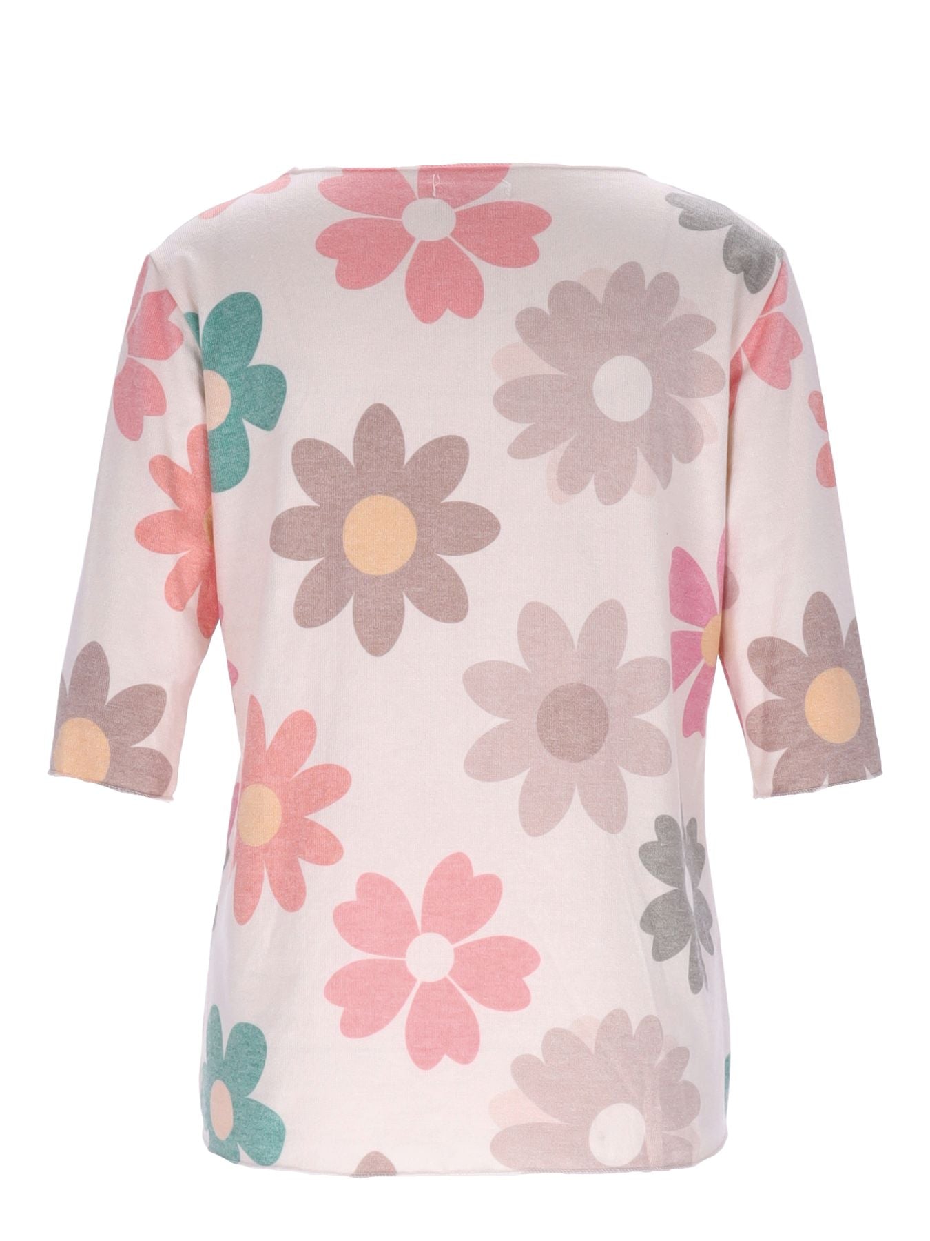 Damen T-Shirt Blumenprint