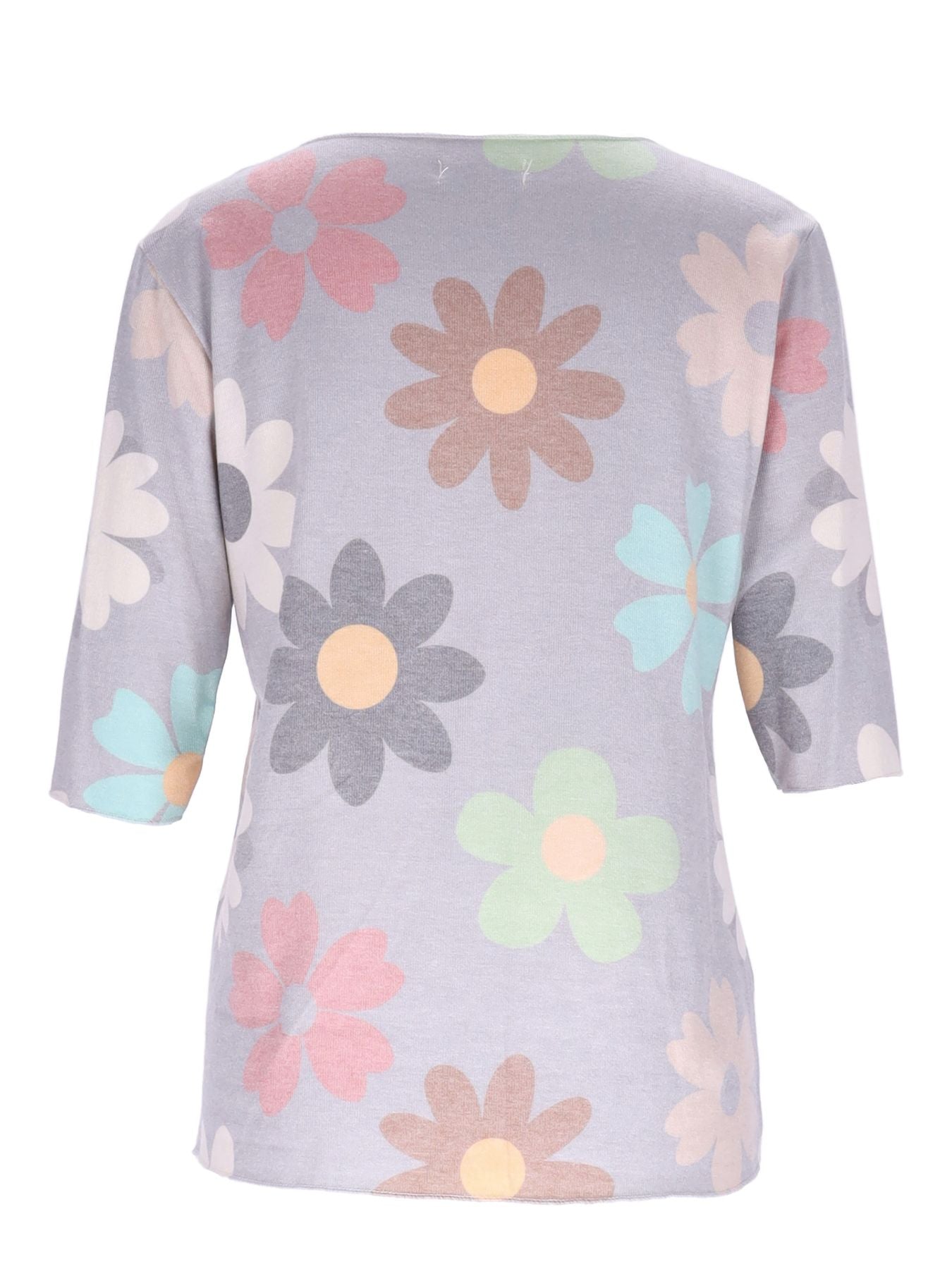 Damen T-Shirt Blumenprint