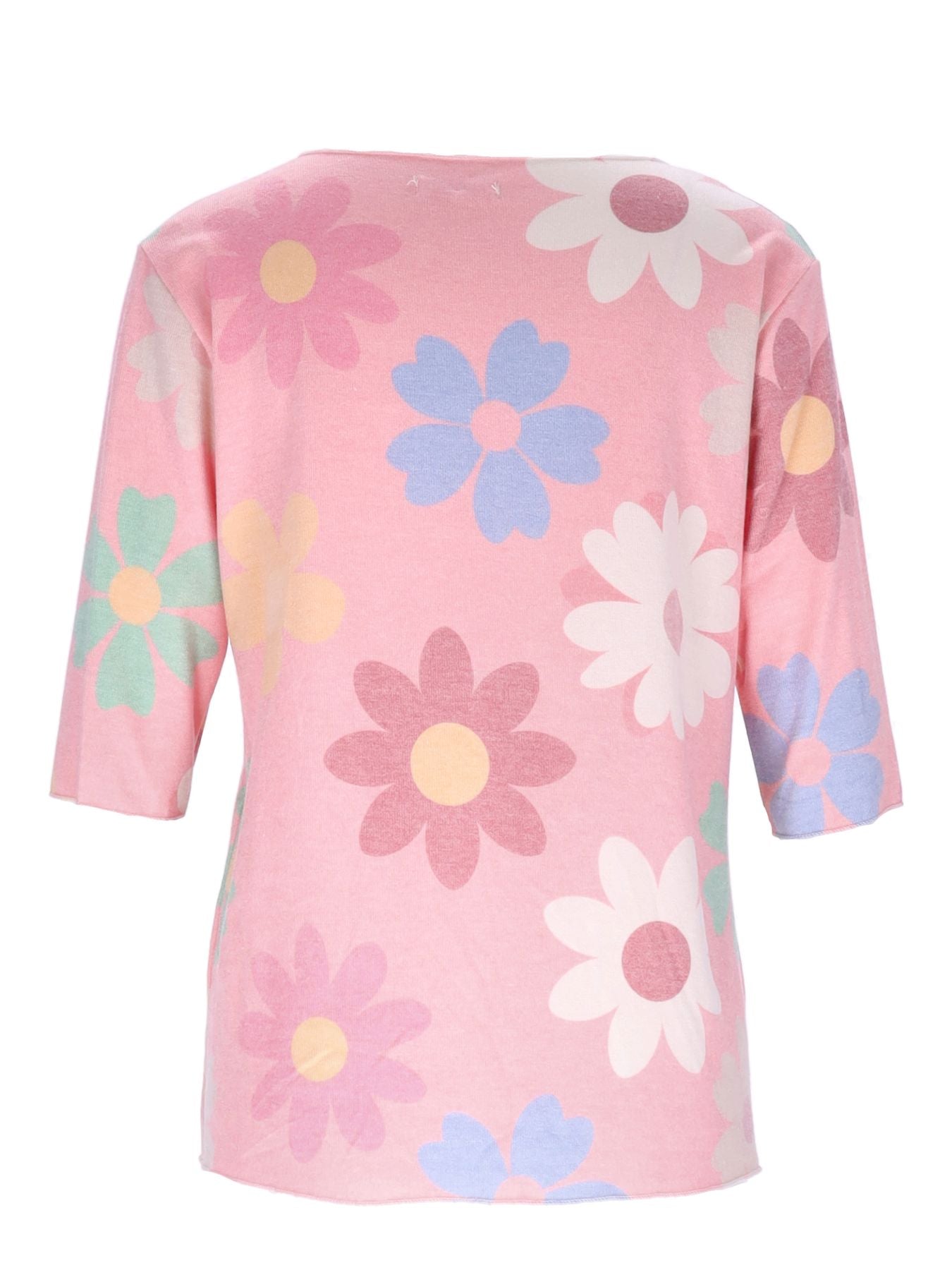Damen T-Shirt Blumenprint
