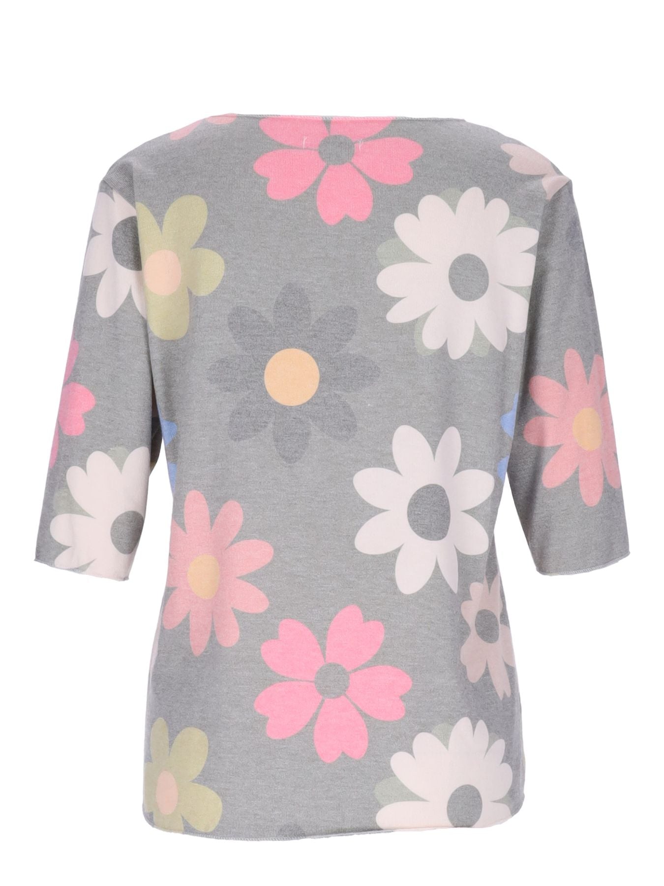 Damen T-Shirt Blumenprint