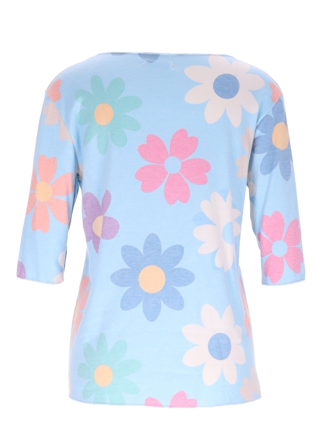 Damen T-Shirt Blumenprint