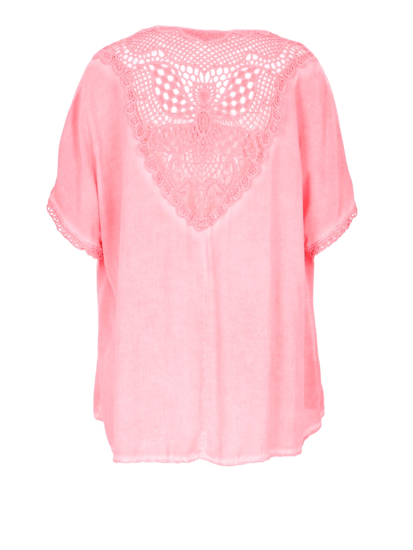 T-Shirt Raglan Ärmel Spitze