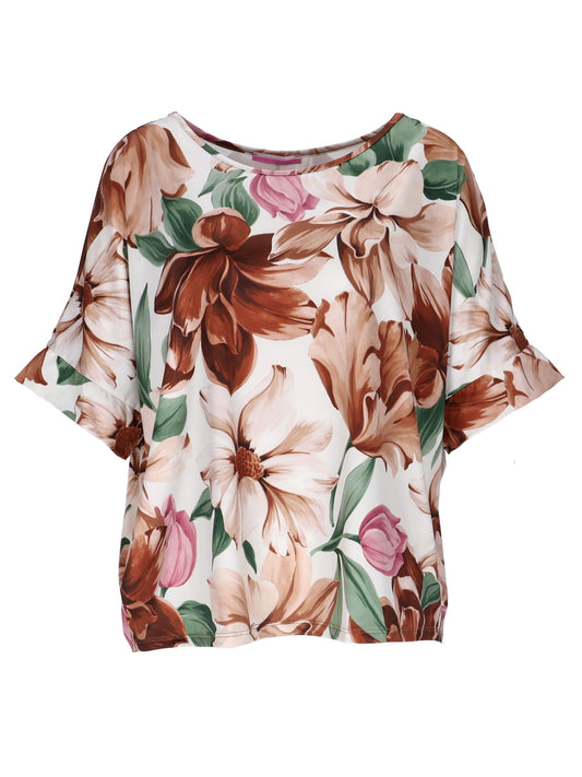 T-Shirt Blumendruck
