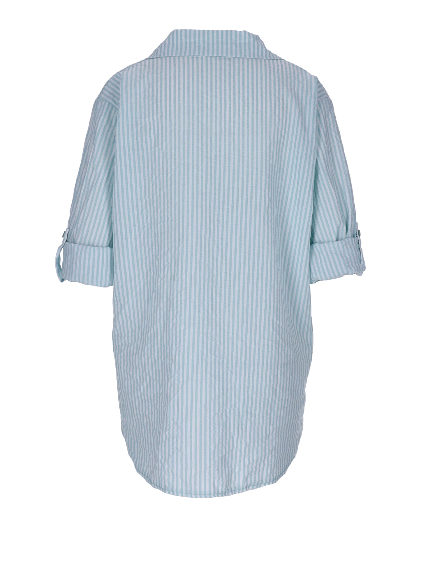 Bluse Streifen Krempelarm