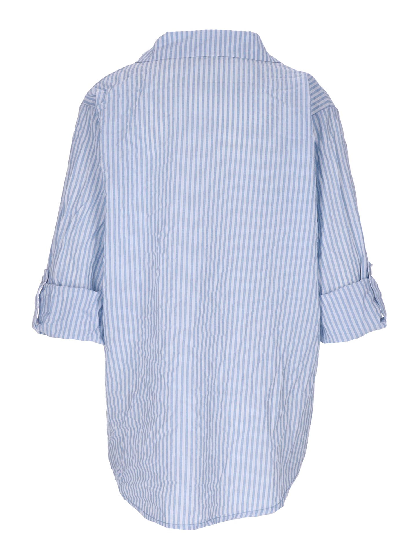 Bluse Streifen Krempelarm